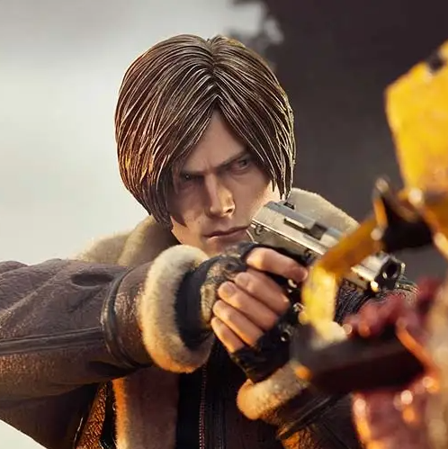 A Showdown in Stone – Leon vs Chainsaw Man Comes to Life in Prime 1 Studio’s Latest Biohazard RE:4 Figure