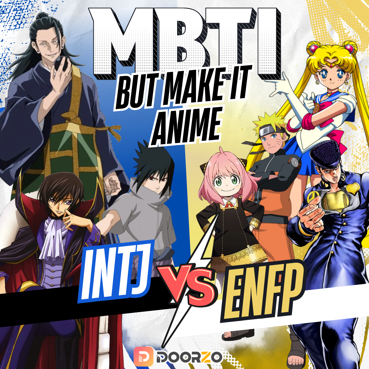 Which MBTI Type Are You? Find Out Which Anime Character You Secretly Resemble